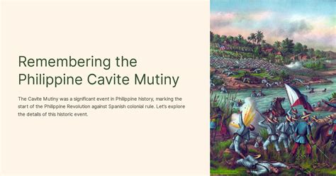  Sự kiện Cavite Mutiny: Lần Bạo Loạn Tiền Triển Đoàn Kết Tập Thể Chống lại Quyền Lực Thuộc Địa của Tây Ban Nha